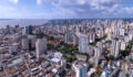 Aerial photo of the city of Belem.