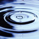 water droplet above surface